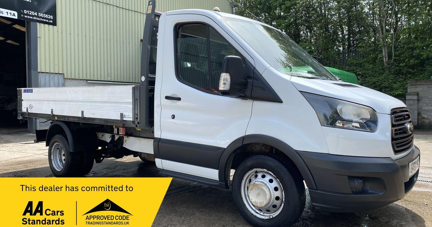 Used 2016 Ford Transit 2.0 350 EcoBlue 1-Way Tipper 2dr Diesel Manual RWD L2 Euro 6 (1-Stop, DRW) for sale | Direct Vans Bolton Ltd