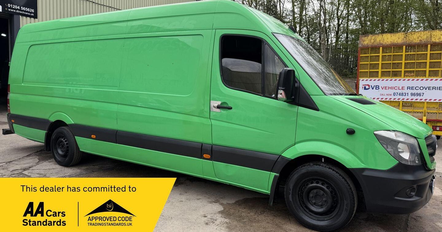 Used 2016 Mercedes-Benz Sprinter 2.1 313 CDi BlueEFFICIENCY Panel Van 4dr Diesel 7G-Tronic RWD L4 H3 (197 g/ for sale | Direct Vans Bolton Ltd